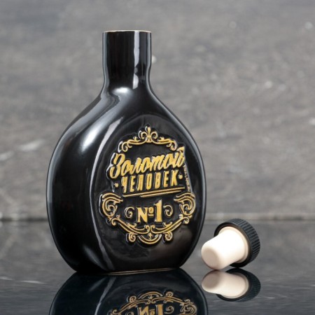 Capherine - skewer ceramic "gold", 175 ml, black color-3
