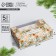 Box for eclairs with inserts - 5 pcs “Eco New Year”, 25.2 x 15 x 7 cm, New Year