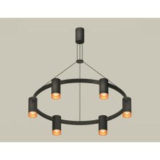 A set of suspended lamp with composite crystal Ambrella Light, Traditional Diy, XB9022202, GU5.3, Black Sand color, coffee