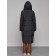 Coat insulated winter female, size 42, black color