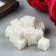 Beads for creativity plastic "lamb pearl cube" set of 15 pcs 1.4x1.4x1.4 cm