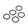 The sealing ring "STM" SRSRA012-05, 1/2 ", D = 17x22 mm, for Americans, rubber, 5 pcs.