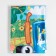 Baby Blue Tractor Plaid, 100x140 cm, 100% polyester