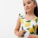 Children's swimsuit KAFTAN "Lemons", height 134-140 cm, white