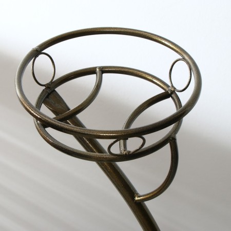 Flowers stand, floor, collapsible, 3 pots, d = 18 cm, bronze-2