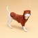 Sweep for animals with a hood, size S (DS 35 cm). Beige