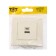 Socket with USB-A + usb-C connectors, 2.1 A, 5V, TOT ELEAGANT, hidden, beige