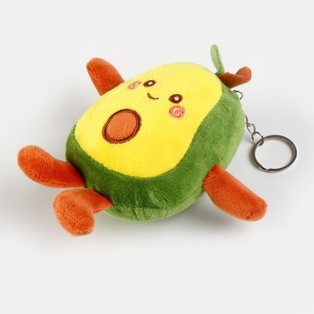 Soft toy "Avocado" on a key fabric, 10 cm-3