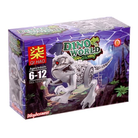 Block designer "Dinosaurs", 12 species, mix-14
