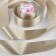 Satin tape, 50 mm × 23 ± 1 m, color dark cream No. 268