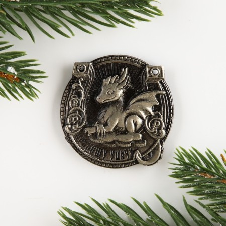 Magnet "Winter Mail", diam. 4 cm-3