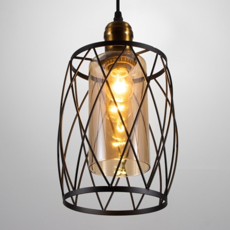 Lamp Bayerlux 2112/1bk E27 40W Black 15x15x100 cm-2