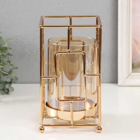 Climber Metal "Qing" gold d = 9.5cm 12x12x21 cm-2