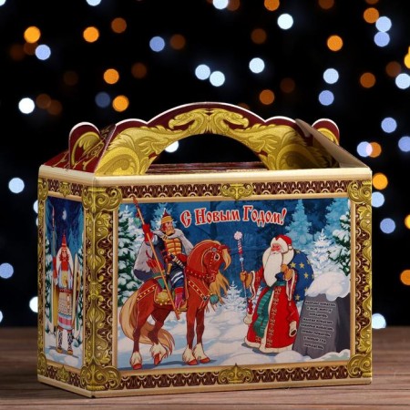 Bogatyri gift box, 25 x 12 x 24 cm