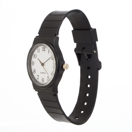 Men's watch, d-3.6 cm, black-1