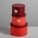 Set of hats for colors 3 in 1, gift packaging, “red”, 18 x 13 cm - 25 x 15 cm