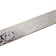 Bar for the cornice "monogram", height 7 cm, length 25 m, color gold, white