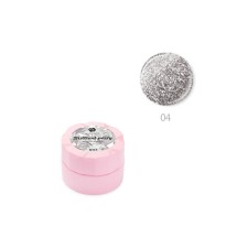 Liquid foil Adricoco Brilliant Party, No. 04 Silver rain, 5 ml