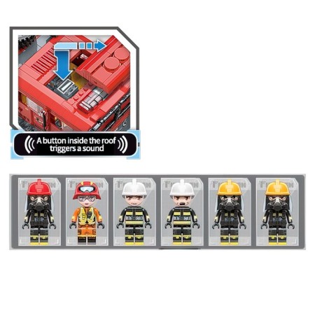 Designer Firefighters "Mobile Fireplace", 1431 parts-3