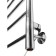 Domoterm electric heated towel rail "Aurora" 109-6, 500 x 710 mm, 6 crossbars, right