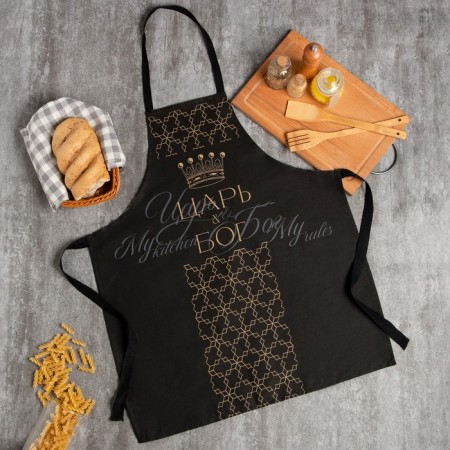 Apron "Dolyana" Tsar, 70x60 cm, 100% cotton, 160g/m2