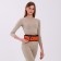 Lightning waist bag, 3 departments, Orange color