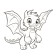 Dragons. Coloring for kids