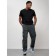 Cargo jeans men, size 52, dark gray color