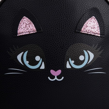 Baby backpack for a girl "Kitik", 30x25 cm, lightning department-3