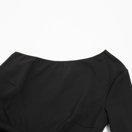 Women's dress Minaku: Partydress Black color, size 40-8