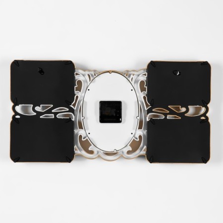 Wall clock, series: photo frames, "love", discrete move, 50 x 25 cm, dial 20.7 x 15 cm 92370-2