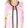 Cardigan female, size 50, white, pink color