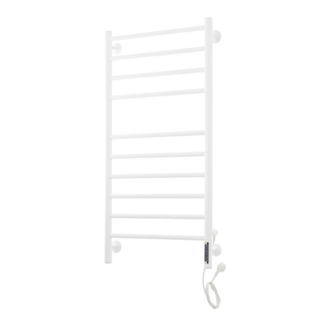 Domoterm electric heated towel rail "Medea" P10, 500x1000 mm, right, white matte