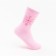 Women's socks "Snowflake", light pink color, size 23-25