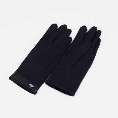 Female gloves, size 6.5, without insulation, black color