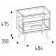 Cleat cabinet NATURE 41, 484 × 358 × 475 mm, Gascon Pine color