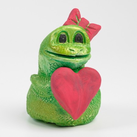 Figure "Snake Mamba" light green, 8x6cm