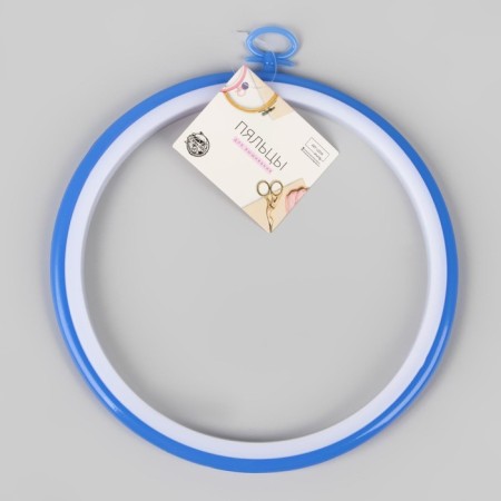 Swery for embroidery with a suspension, plastic, d = 16.5 cm, color mix-4