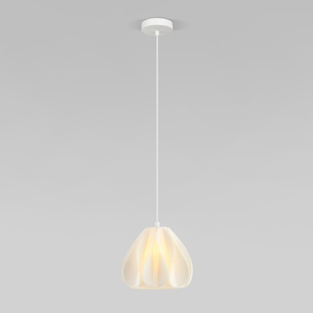Suspended lamp Eurosvet Sinki 30187/1, E14, 1x5W, 206x206 mm, white color-3