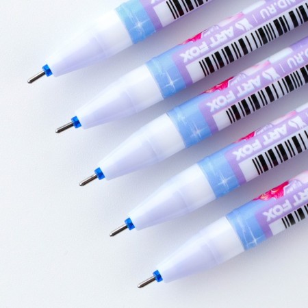PEC PLACE WRITE-WRITIRY WITH THE CARS "Unicorn", blue paste, gel 0.5 mm-1