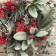 New Year's Wreath D-30 cm "Kalina Red"