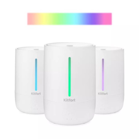 Air humidifier KitFort KT-2832, Ultrasound, 25 W, 4.5 l, 25 m2, white