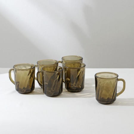 Alta Marea table set, 30 items, glass, haze-9