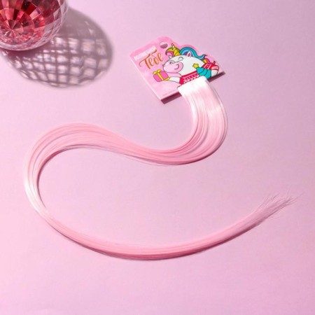 Colored strand for hair on a clock New Year's "Magic to you" for the New Year, length 50 cm-1