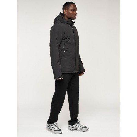 Male jacket, size 56, black color-1