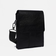 Male bag, black color