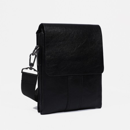 Male bag, black color