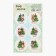 Stickers for flowers and gifts "luck!", 16 × 9.5 cm