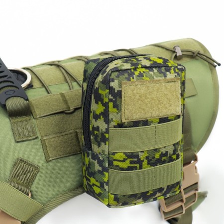 Douke for tactical vest, size 15 x 10 x 5 cm, camouflage-1