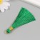 Decor for creativity Textile "Brush. Olivia" Green set 2 pcs 8x1.2 cm